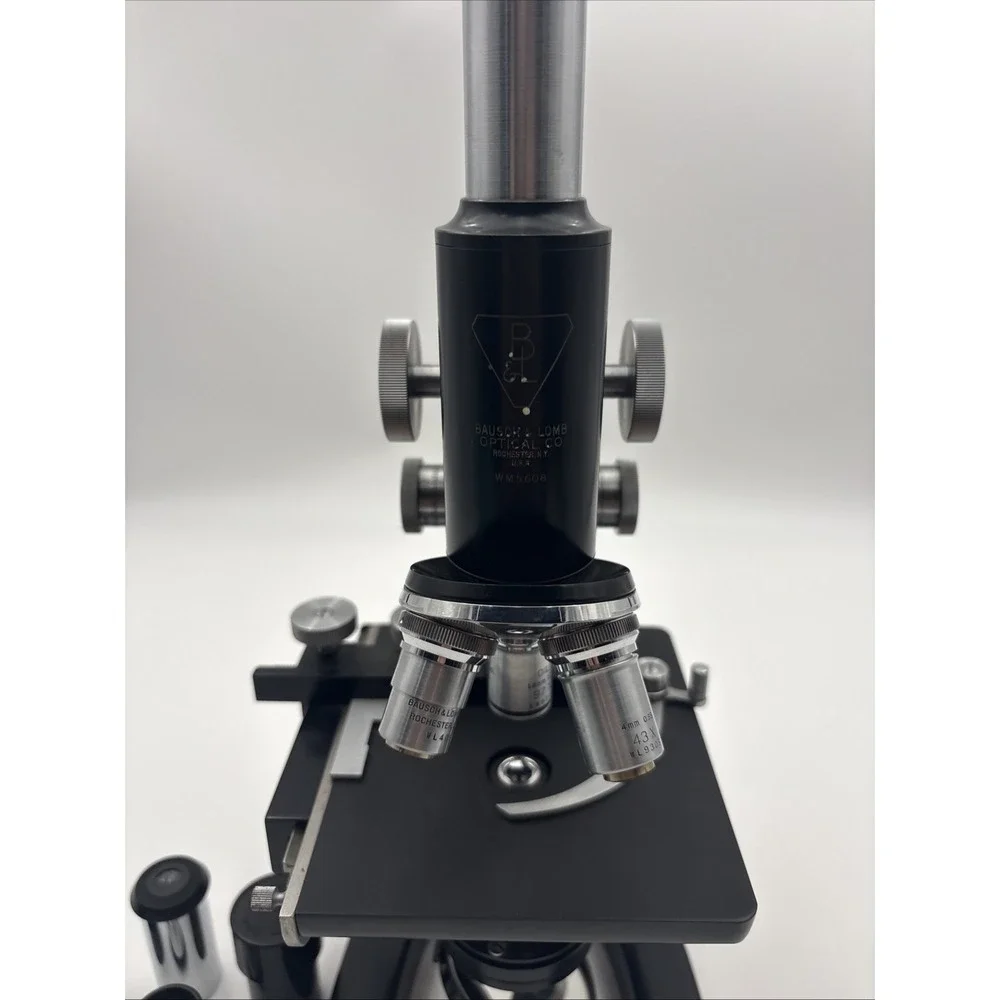 Bausch & Lomb WM5608 Microscope Monocular Vintage Lab Equipment USA